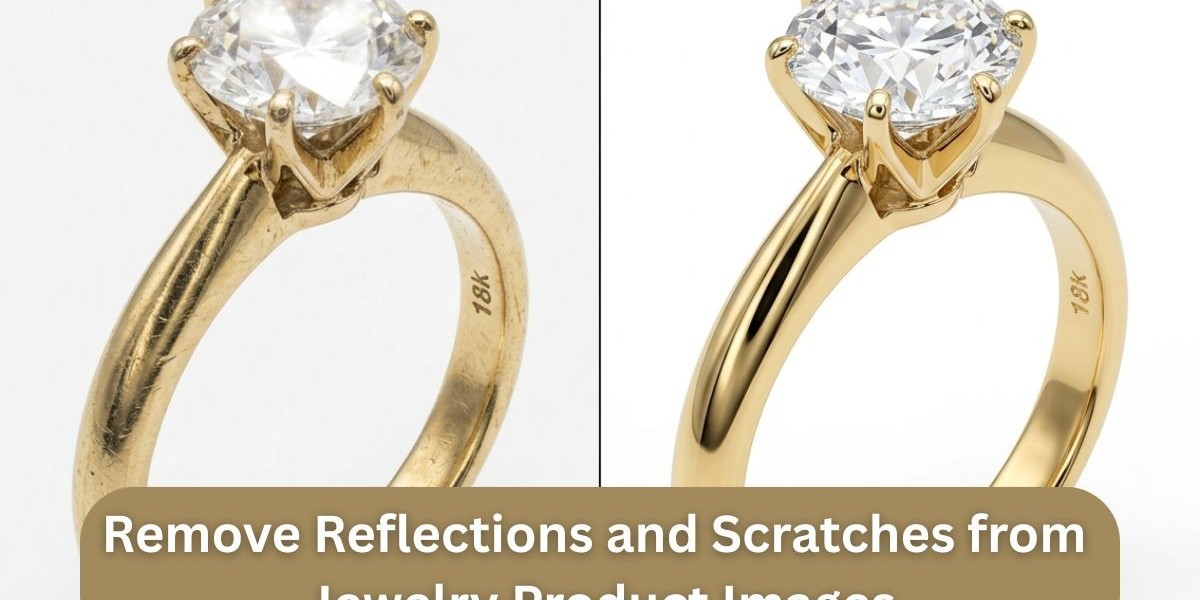 How to Remove Reflections and Scratches from Jewelry Product Images