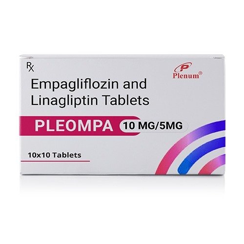 Empagliflozin 10mg and Linagliptin 5mg Tablet | Pleompa 10 Mg/5 Mg
