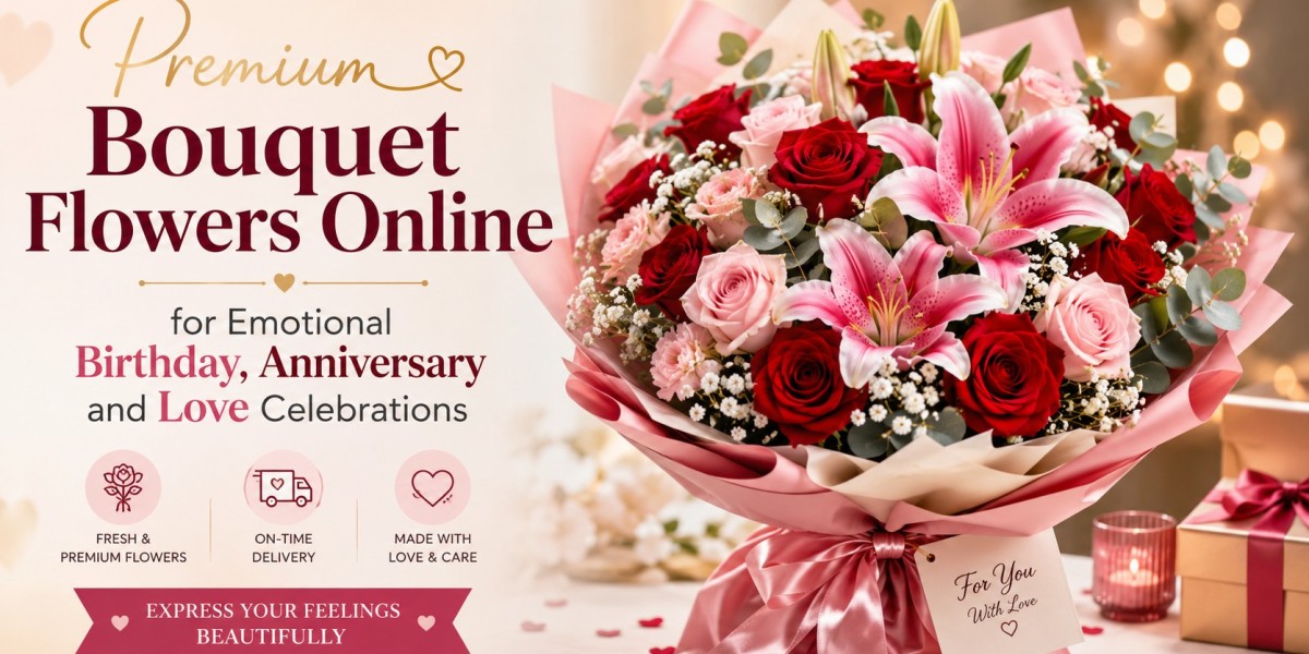 Premium Bouquet Flowers Online for Emotional Birthday Anniversary and Love Celebrations