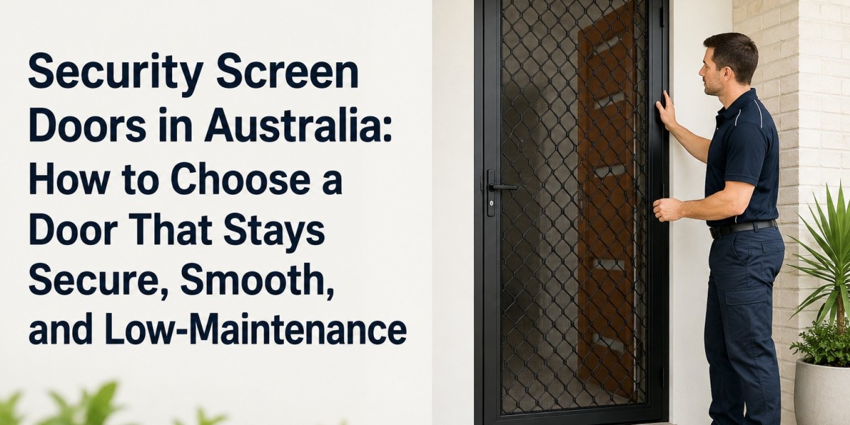 Security Screen Doors in Australia: How to Choose a Door That Stays Secure, Smooth, and Low-Maintenance