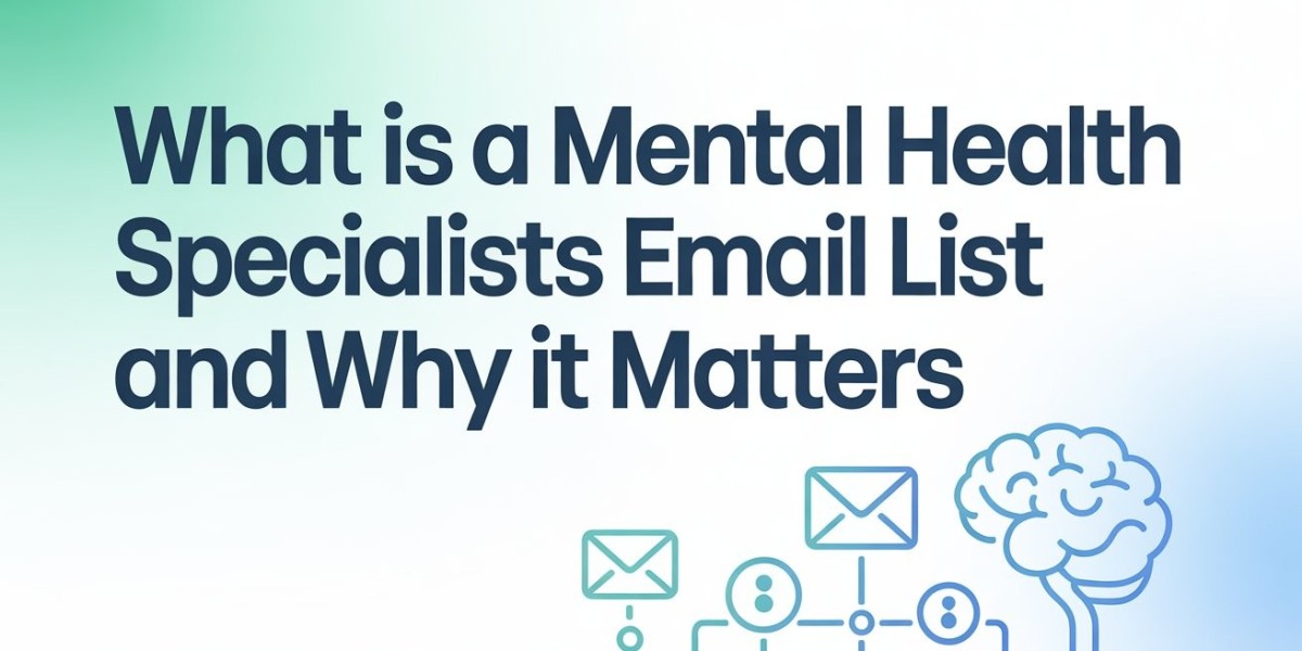 what is a mental health specialists email list and why it matters