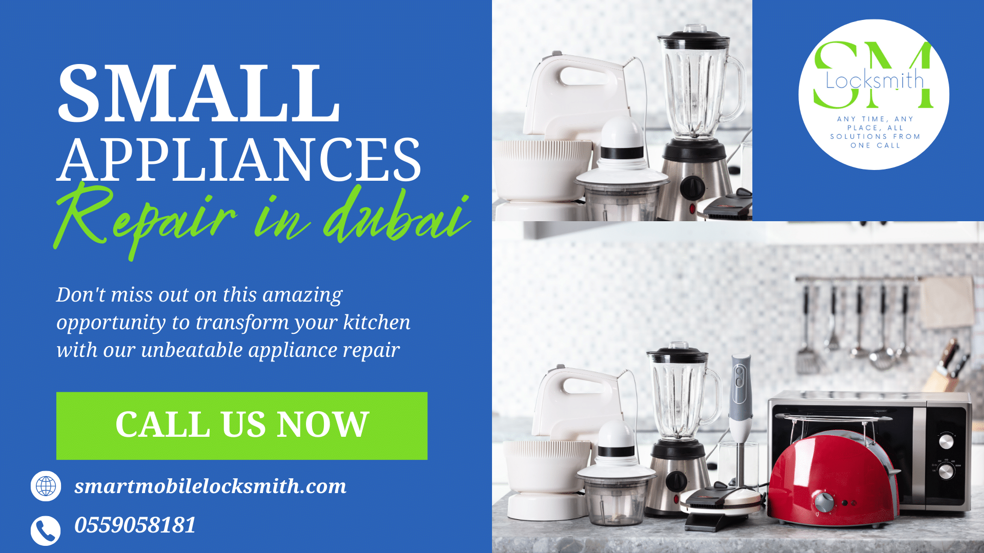Top Small Appliance Repair Dubai Shop Near Me - 0559058181 - SMLRepairs