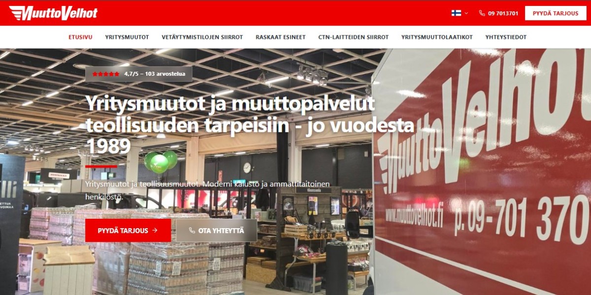 Frameryn Siirto ja Yritysmuutot Helsingissä, Espoossa ja Vantaalla