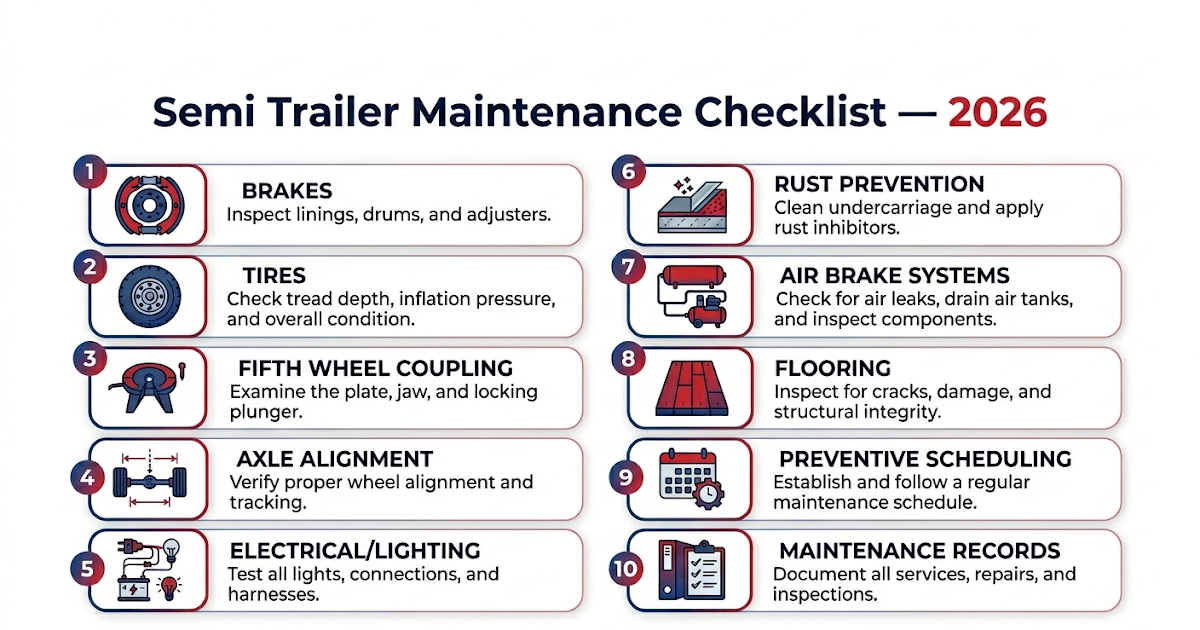 Semi Trailer Repair Houston: Essential Maintenance Tips for Commercial Trailers