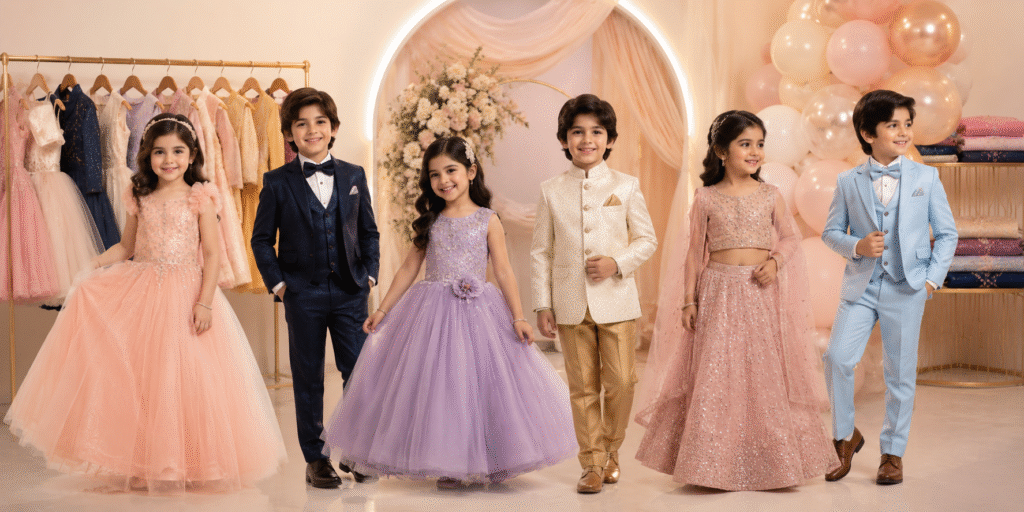 How Children's Party Wear Wholesalers in Delhi Help Retailers