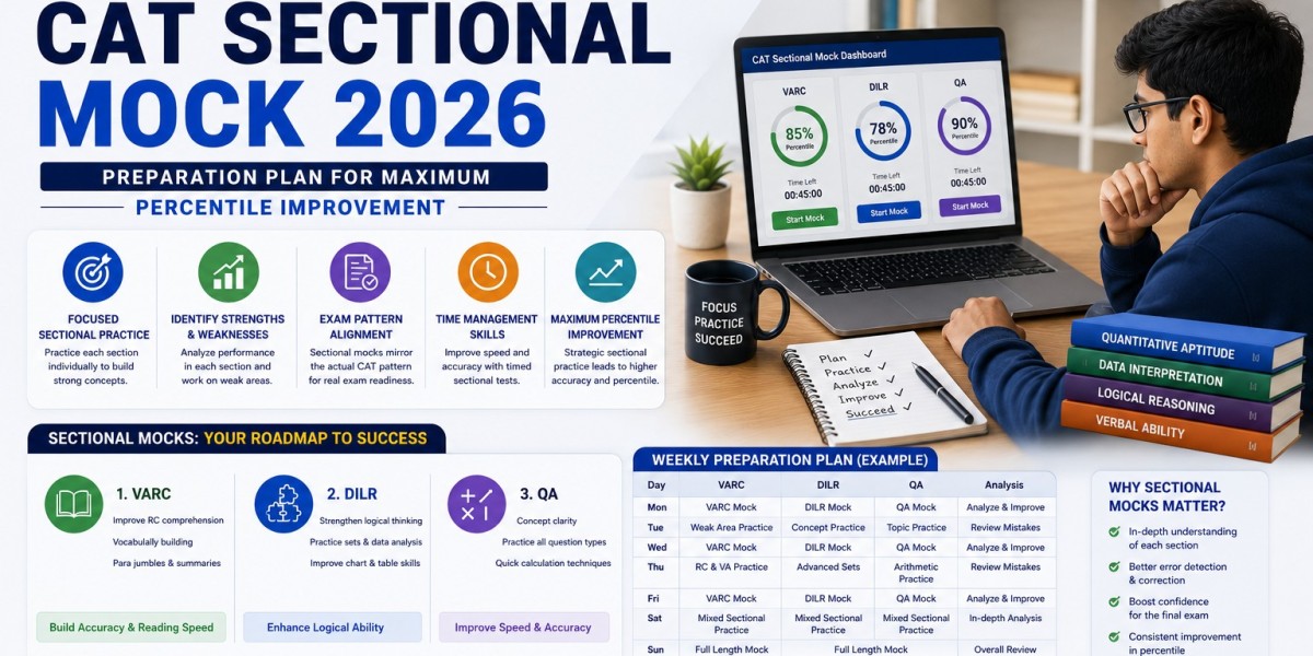 CAT Sectional Mock 2026 Preparation Plan for Maximum Percentile Improvement