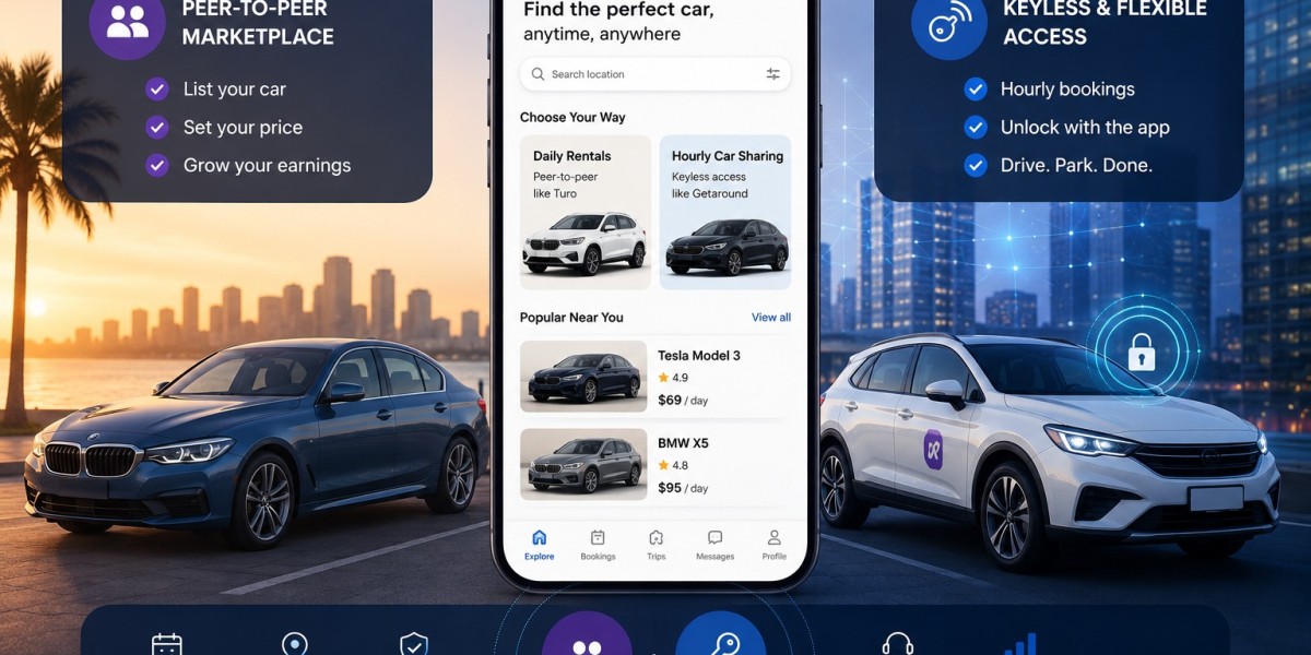 How to Build a Hybrid Car Sharing Platform Like Turo and Getaround