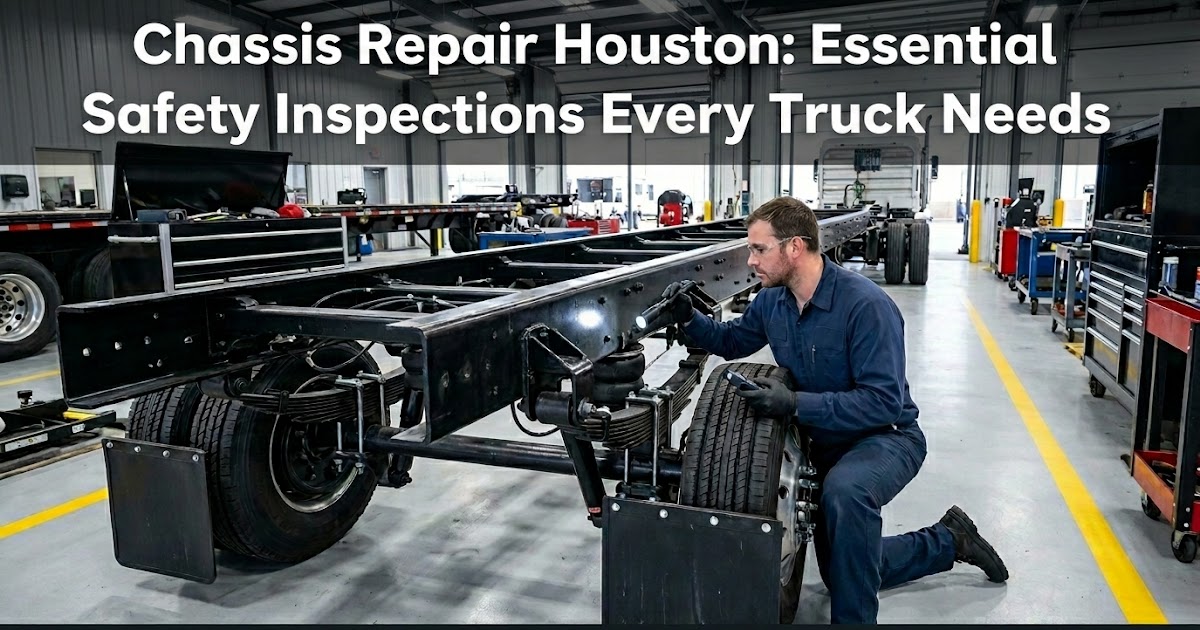 Chassis Repair Houston: Essential Safety Inspections Every Truck Needs