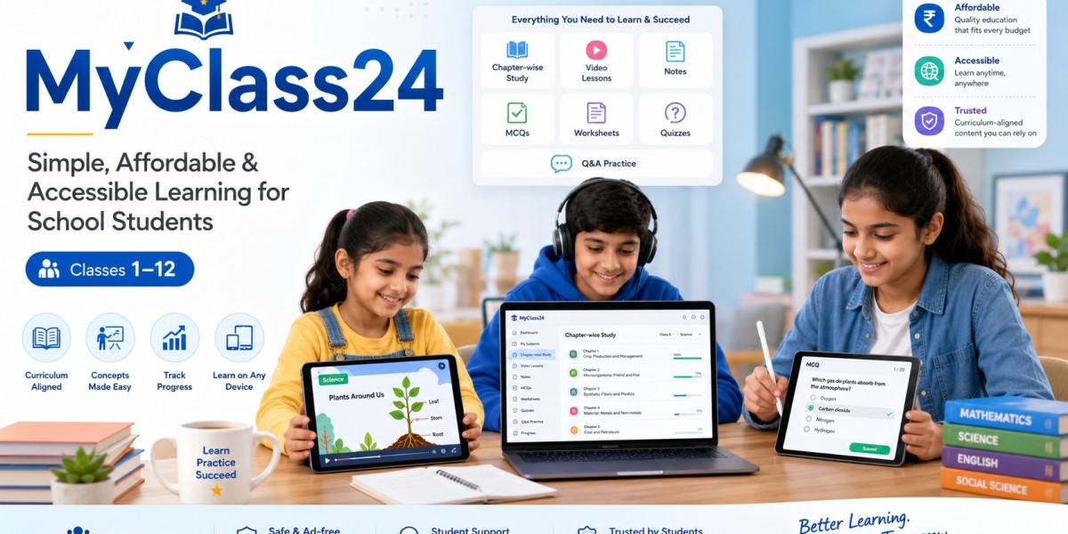 MyClass24: Affordable Online Learning Platform for Classes 1 to 12