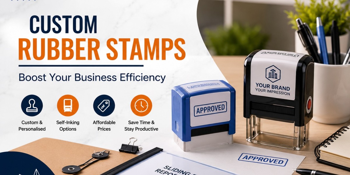 How Custom Rubber Stamps Can Boost Your Business Efficiency with Affordable Personalised and Self-Inking Options