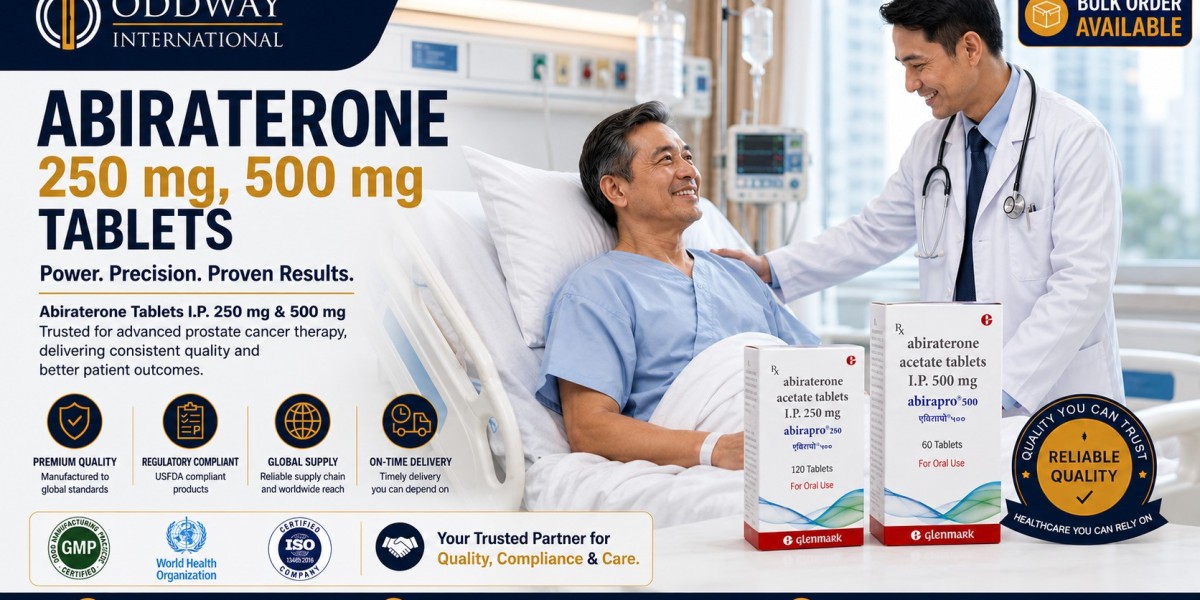 Abiraterone 250 mg, 500 mg Price in India | Bulk Supplier - Oddway