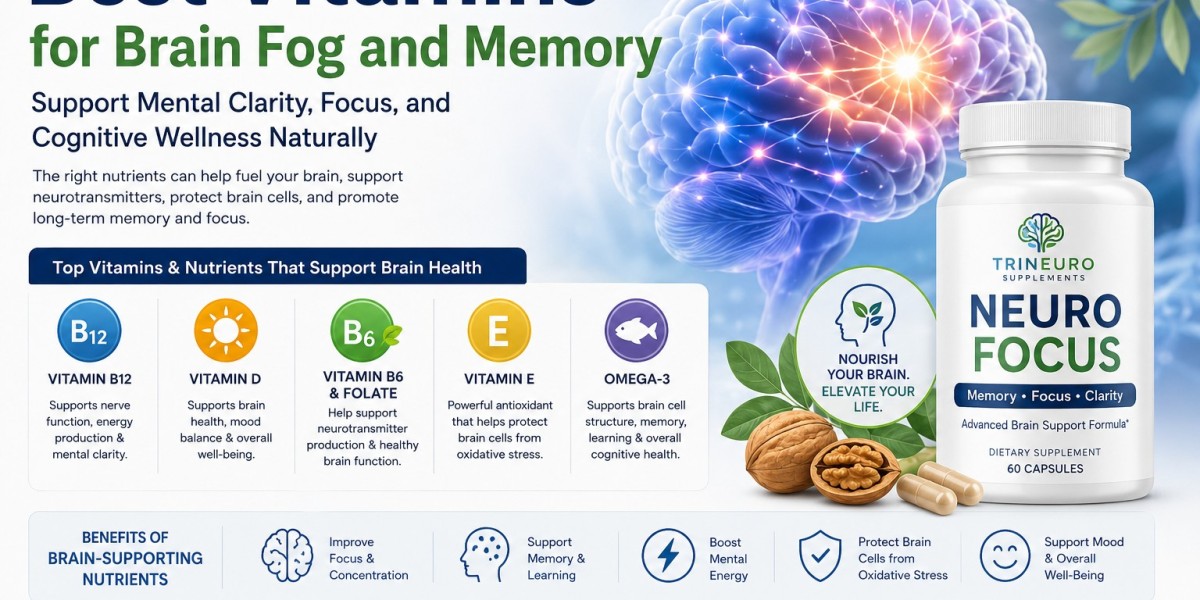 Best Vitamins for Brain Fog and Memory: Support Mental Clarity, Focus, and Cognitive Wellness Naturally