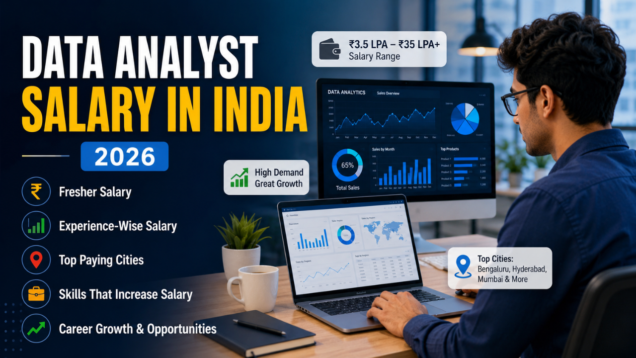 Data Analyst Salary: In-Hand, Fresher and Experience