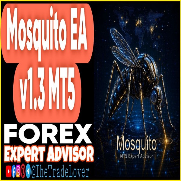 Mosquito EA v1.3 MT5 + Presets (Works on Build 5836) | Forex Robot | MT5 Expert Advisor - The Trade Lovers