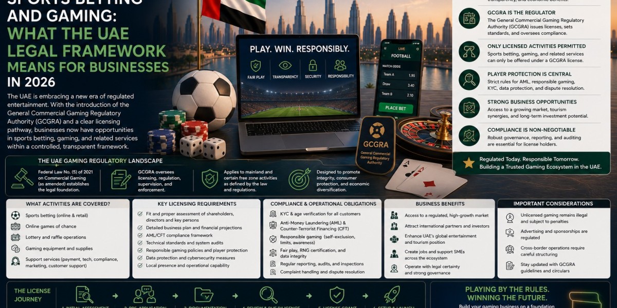 Sports Betting and Gaming: What the UAE Legal Framework Means for Businesses in 2026