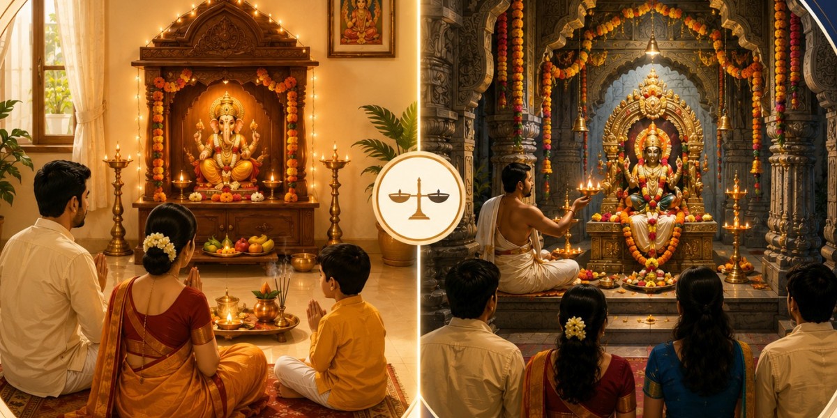 Temple Puja or Home Puja? How to Decide and Book the Right Pandit
