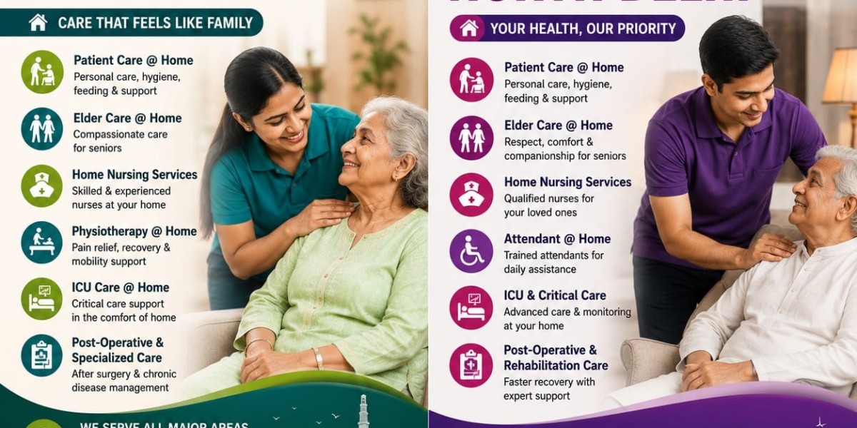 The Growing Importance of Patient Care Services in South Delhi and North Delhi for Modern Families