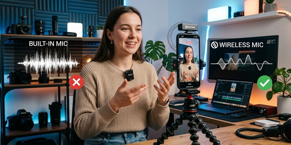 What Makes a Wireless Microphone Better for Reels Than a Built-In Phone Mic?