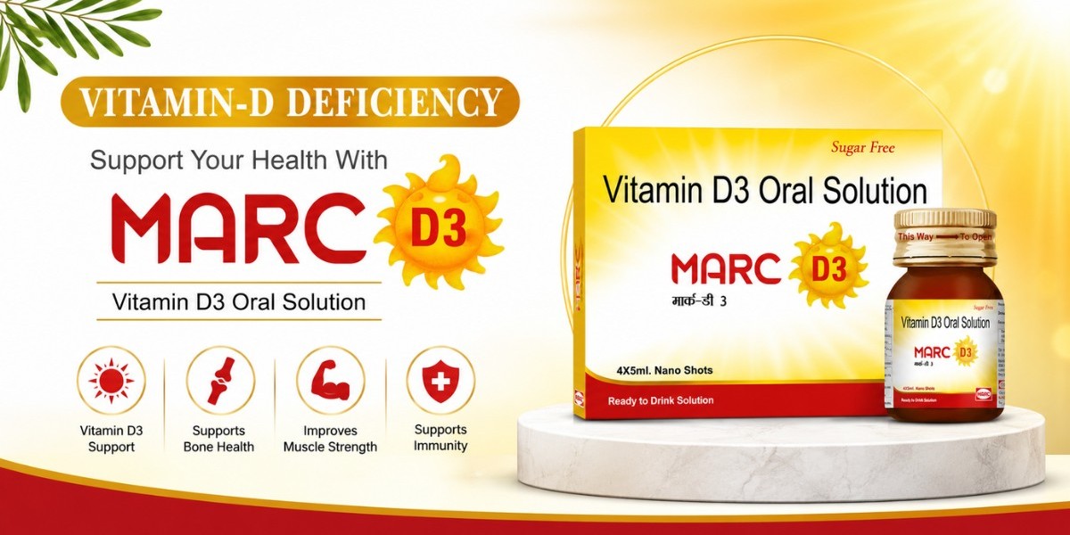Marc D3 Oral Solution Sugar Free | Bone Health & Daily Vitamin D3 Supplement